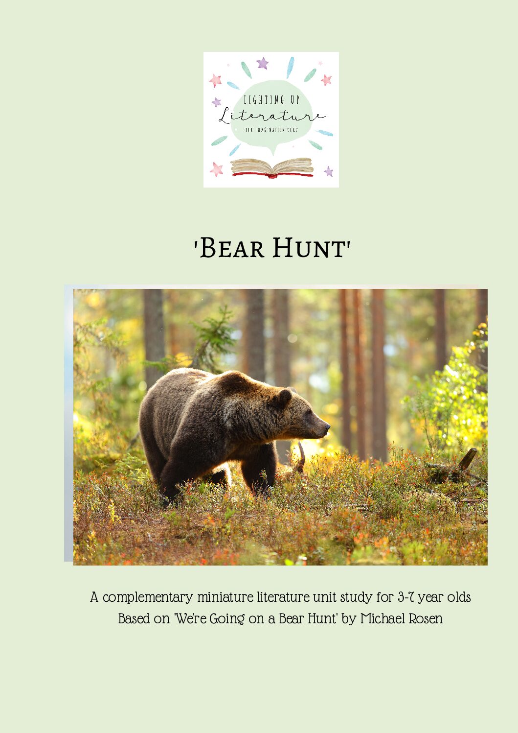 *Free Unit Study* Bear Hunt